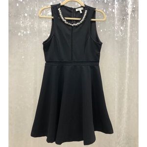Monteau Black A Line Mini Dress Size L